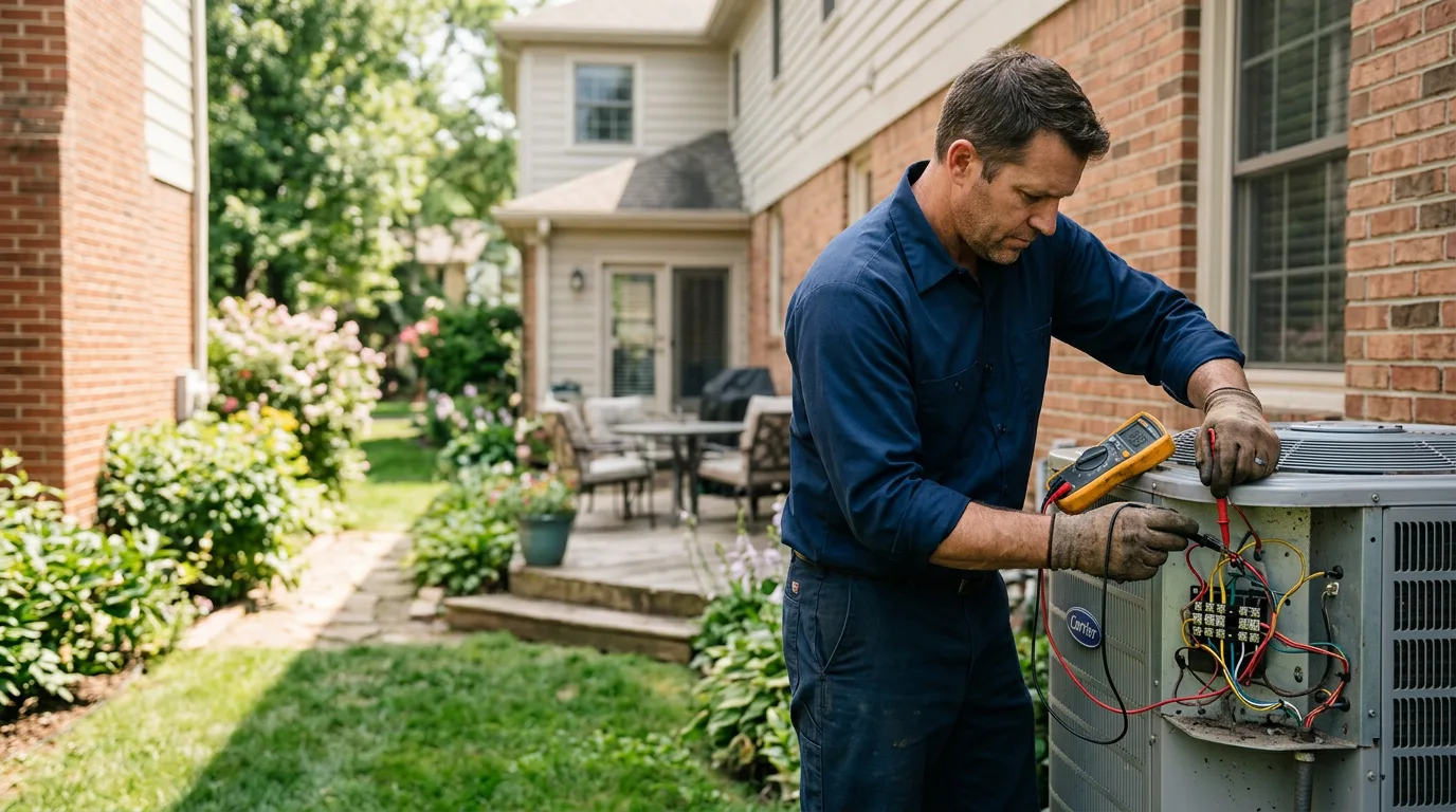 HVAC technician working near Elgin, TX